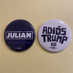 2 Julian Castro For President 2020 Political Pins Kampagne Pinback Button S25231 - Bild 1 von 4