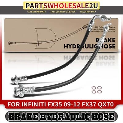 Manguera hidráulica de freno trasero izquierdo y derecho para INFINITI FX35 FX37 QX70 V6 3,5 L 3,7 L Foto 1 de 4