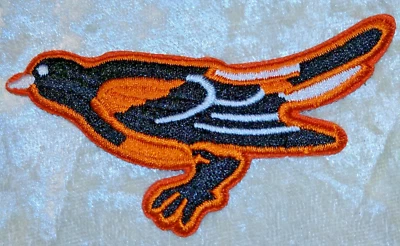 Baltimore Orioles 3" Bird Iron /Sew On Embroidered Patch~Free Tracking!