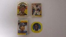 115 CARD LOT RICKEY HENDERSON ASSORTED 1982-83 DONRUSS 1986 QUAKER GRANOLA