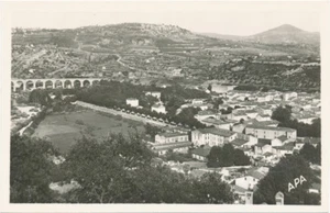 BEDARIEUX 7 Hérault, Viaduc et Perspective, noir glacé, dos blanc (34000025) - Imagen 1 de 2