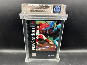 Bases Loaded '96: Double Header Long Box PS1 WATA 8.0 CIB Complete in Box - Picture 1 of 6
