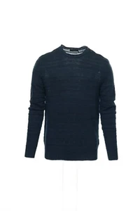 POLO by Ralph Lauren Blue Striped Crew Neck Sweater - Picture 1 of 7