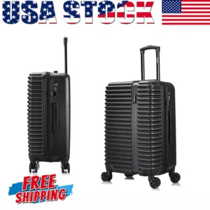 24 Inch Luggage Hardside w/ Lock Lightweight Travel Spinner Suitcase Wheels NEW - Picture 1 of 8