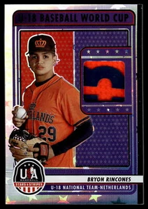 2023 Panini Stars & Stripes BRYON RINCONES WORLD CUP RELIC 1/1 ONE OF ONE U18-BR - Picture 1 of 2