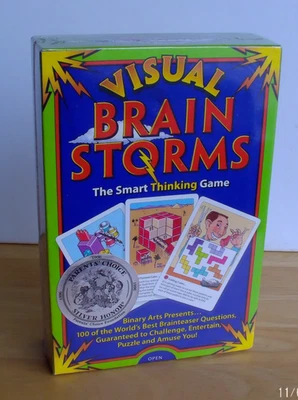 Visual Brain Storms The Smart Thinking Game by Binary Arts #6550 Ages 11 and Up - Image 1 of 4