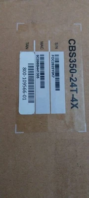 NEW With Box CISCO CBS350-24T-4X   24-Port1G UTP  4x 10G SFP Switch - Image 1 of 3