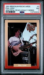 Brockum Rockcards 1991 Phil Lesh Grateful Dead #3 Legacy Series PSA 7 - Imagen 1 de 3