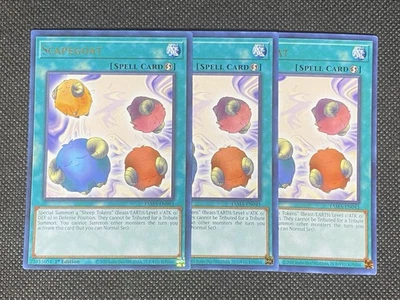 3x YuGiOh! - Scapegoat TAMA-EN043 Rare 1st Edition Near Mint Tactical Masters - Image 1 of 3