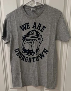 Georgetown University Hoyas Gray Hoop Club Tee Size Small  - Picture 1 of 2