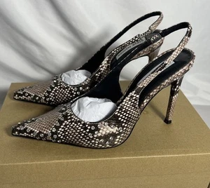Steve Madden Reyes Snake Bling décolleté a punta con tacco 6,5 M - Foto 1 di 13