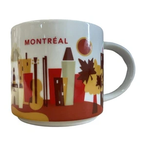 Starbucks You Are Here Montreal Canada 14oz Coffee Mug - Picture 1 of 7