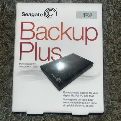 Seagate Backup Plus 1TB Portable External Hard Drive NIB - Image 1 of 2