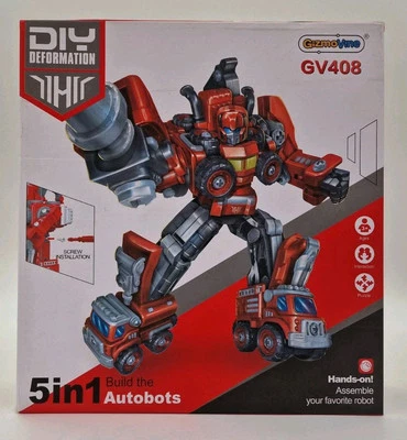 5 in 1 Build The Autobots - DIY - Age 3+ (Autobot 5 in 1 Construction Kit) - Image 1 of 4