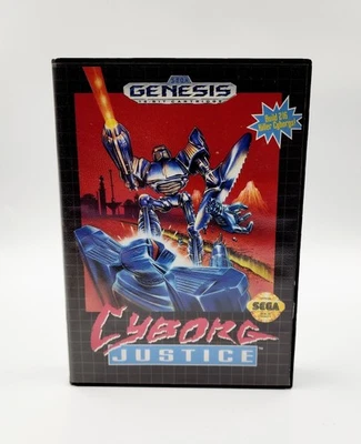Cyborg Justice (Sega Genesis, 1993) *Tested Cartridge W/ Box Only NO Manual  - Image 1 of 4