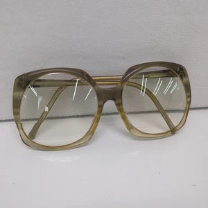 Vintage Oversized Glasses Gold Frame Eyeglasses 55-19 - Picture 1 of 5