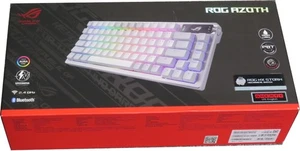 Teclado para juegos ASUS ROG Azoth 75 inalámbrico hágalo usted mismo RGB personalizado blanco AZOTHNXSMCAPBTW - Imagen 1 de 6