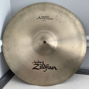 Zildjian A Medium Thin Crash 18 Zoll Becken mit Riss 1533 Gramm LESEN! Video - Bild 1 von 17