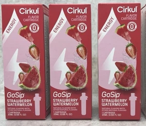 3 PACK - Cirkul Cartridge GoSip Strawberry Watermelon, Energy - EXP, check descr - Picture 1 of 1