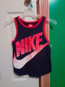 Black And Red Nike Boys Tank Top. Size XS, 6/6x. - Picture 1 of 3