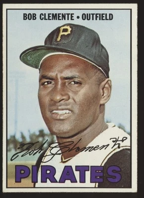 1967 Topps #400 - Roberto "Bob" Clemente Salón de la fama ex+ tarjeta muy bonita Foto 1 de 2