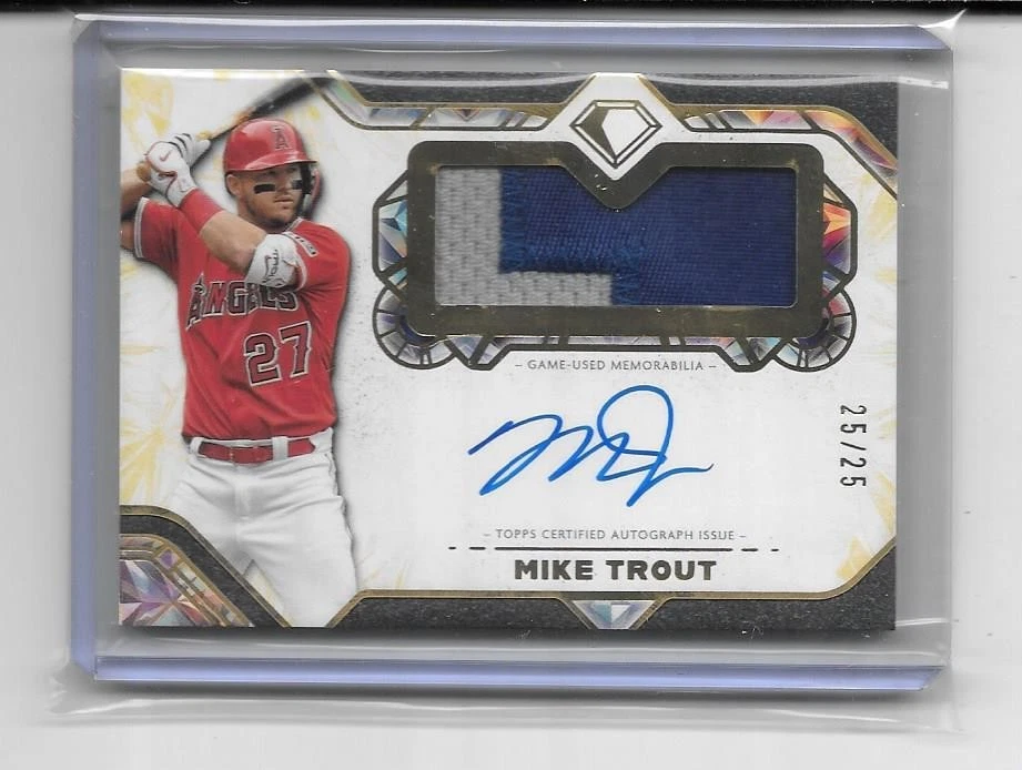 レア 2016 Topps マイク・トラウト 切手レリック CSG 9.5 レア 2016