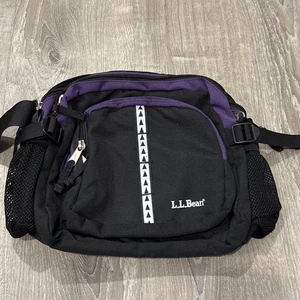 L.L.Bean Schulter- und Gürteltasche - lila und schwarz - Bild 1 von 3