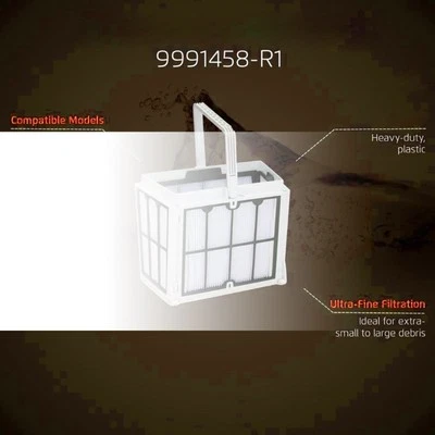 Professional Pool Cleaner Fine Mesh Filter Basket for Suction Power Improvement - Image 1 of 4