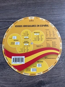 Spanish Irregular Verb Wheel - Picture 1 of 1