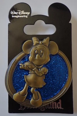 Disney WDI Disneyland Hub Statues Minnie Mouse Pin LE 200 - Image 1 of 2