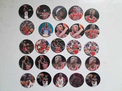 Vintage Michael Jordan 1995 Upper Deck Lot Of 25 Jordan Pogs Some Duplicates  - Image 1 of 4