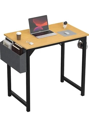 Study Computer Desk 32 In Home Office Writing Small Desk Modern Simple Style. - Image 1 of 4