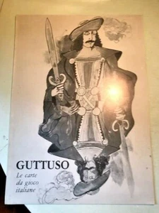 RENATO GUTTUSO - LE CARTE DA GIOCO ITALIANE - GALLERIA CA' D'ORO - 14 PAGINE - Foto 1 di 1