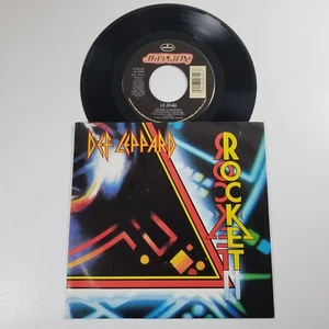 Def Leppard "Rocket" 45 Vg+ Tested 1987 Picture Sleeve "Women (Live)" Mercury - Picture 1 of 8