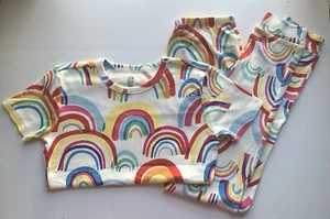 Gymboree Rainbow Pajamas Size 14  - Picture 1 of 5