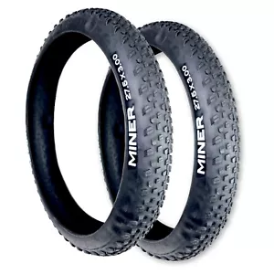 Two Duro Miner 27.5x3.0 Mountain Bike Tires, FB, Traction, Fast Rolling - Picture 1 of 6