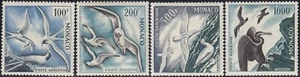 #MON (05223) Monaco 1955 Uccelli marini d.11 (N°A 55/58) Gomma MNH** - Imagen 1 de 2