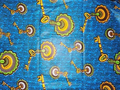 African Key Fabric BY 6 yards - Image 1 of 2