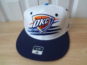 Vintage NBA Oklahoma City Thunder Superflex S/M Cap Hat Adidas NEW NWOT - Picture 1 of 4