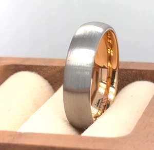 His Her Anniversary Ring Male Tungsten Engagement Ring Christmas Ring Gift Idea - Picture 1 of 7