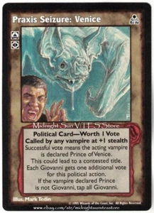 Praxis Seizure: Venice Dark Sovereigns V:TES VTES Vampire CCG - Picture 1 of 1