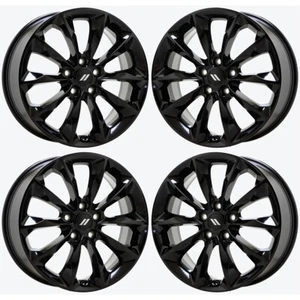20" Dodge Durango Gloss Black wheels rims Factory OEM set 2729 EXCHANGE - Picture 1 of 8