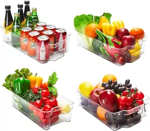 Promotion- Organizer Bins for Refrigerator, Kitchen Cabinet, Pantry (Set of 4) - Picture 1 of 5