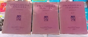 Treccani Enciclopedia Italiana Appendice 1-2-3-4 (3 Volumi) - Foto 1 di 18