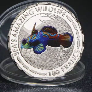 BURUNDI 100 FRANCS 2015 BU 1 YEAR TYPE,SYNCHIROPUS SPLENDIDUS, COMMEMORATIVE ISS - Picture 1 of 2