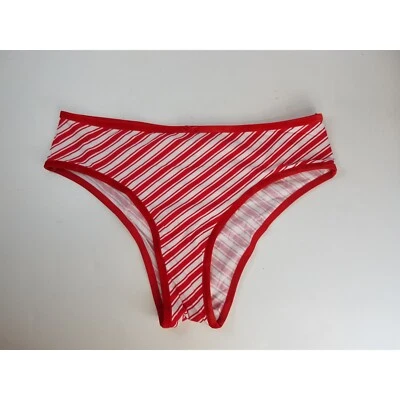 Victoria Secret Holiday Stripe Panty Size XL - Image 1 of 4