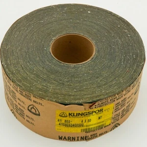 Klingspor 4" x 50' Sandpaper Roll, 80 grit, Cloth Backed - Picture 1 of 2