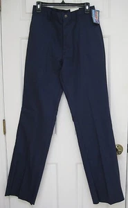 BOY SCOUT UNIFORM PANTS BSA NAVY BLUE UNHEMMED SZ 20 (30" W) NEW - Picture 1 of 4