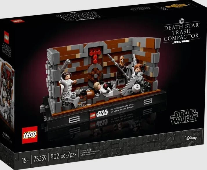 LEGO Star Wars Set 75339 Death Star Trash Compactor Diorama Skywalker Chewy New - Image 1 of 1