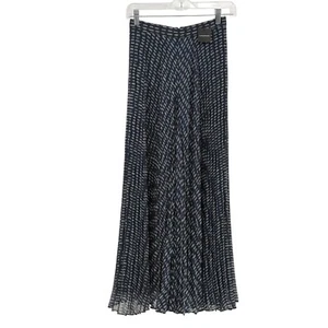 Club Monaco Palazzo Pants Jessyn Women XS 0 Blue Wide Leg Flowy Printed New - Picture 1 of 14